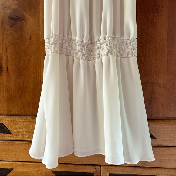 Amanda Uprichard Kimmie High
Neck Mini Dress in Ivory Sz L - Picture 6 of 10
